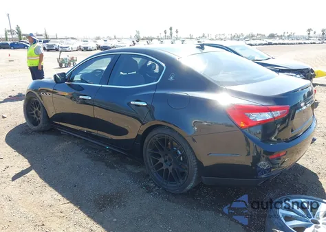 2014 Maserati Ghibli z USA, uszkodzony, nr VIN ZAM57XSA6E1087545